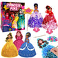 Plunack Poke in Art Crafts for Kids Magical Pretty Princess Craft Poke Art Kits for Girls Boys, Stick and Poke Kit DIY Craft Kit