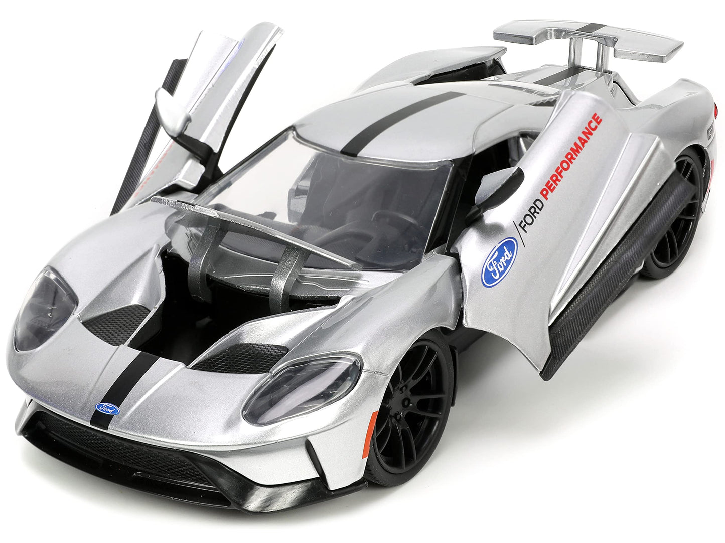 Jada Toys Big Time Muscle 1:24 2017 Ford gT Die-cast car Toys for Kids and Adults