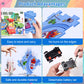 25Pcs Puzzle Racer Kids Car Track Set, Puzzle Track Car Play Set, Rail Car Puzzle Track Space Themed Series, Kids Race Track Set