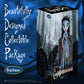 Royal Bobbles Emily The Corpse Bride with decorative replica blade  Maggot and Scraps - 7.5 Inches Tall - Collectible Bobblehead Statue