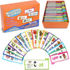 Cynvexa 30Pcs Read And Rhyme Flip Books, Interesting Word Family Flip Books, Abc Vocabulary Cards, Sight Words Flash Cards Kinde