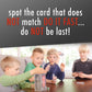 The Good Game Company Not It Dice Game for Kids - Strategy Card Game, 3+ Players, Ages 6+, Fun Family Night Activity, White
