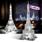 Funpola Led 3D Puzzle Eiffel Tower Building Model - 3D Architecture Building Model - Landmark Of Paris At Night - 3D Acrylic Puzzle Décor Lamp Diy Ornament Nightlight(Large,Gold)