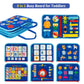 Toddler Busy Board Montessori Toys For 1 2 3 4 Year Old, Preschool Learning Activities With Life Skills,Abc,123,Shape,Color,Anim