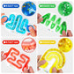 Squishy Sensory Fidget Toys For Kids - Autism Sensory Quiet Fidget For Classroom Students Autistic Children Special Needs, Anxiety Relief For Calm Down, Squeeze Sensory Tube Filled Goo,Glitter