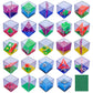 Brain Teaser Puzzle Cubes Party Favors For Adhd Autism Kids Adults 24 Pack Fidget Toy Set Gifts Mini Games Stress Relief Stocking Stuffers Bulk Goodie Bag Filler Treasure Box Classroom Prizes School