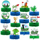 Teling 12 Pieces Golf Party Decorations Golf Honeycomb Centerpieces Golf Party Centerpieces for Tables Golf Cake Topper Golf Par