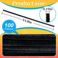 100PCS Black Pipe Cleaners,Pipe Cleaners Craft Bulk,Black Pipe Cleaners for Hair