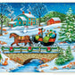 Masterpieces 1000 Piece Christmas Jigsaw Puzzle - Over The River - 19.25'X26.75'