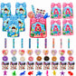 MONKEYTAIL 60 Pcs Mermaid Combo Packs with Goody Bag Birthday Return Gift for Kids of All Age Group | Party Favour | Carnival Pr