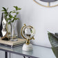 Deco 79 Marble Globe With Marble Base And White Base, 5' X 5' X 11', Gold
