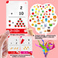 60Cards, 120 Pictures Addition And Subtraction Flash Cards For Kindergarten,1St, 2Nd, 3Rd Grade, Addition Flash Cards, Math Flash Cards For Kids Ages 4,5,6,7,8,9,10 Years