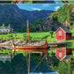 Educa - Viking Ship - 1500 Piece Jigsaw Puzzle - Puzzle Glue Included - Completed Image Measures 33.5' X 23.5' - Ages 14+ (18006)
