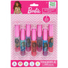 Townley Girl Barbie Movie 7 Pc Vegan Plant Based Lip Gloss Makeup Set For Girls Kids Toddlers, Perfect For Parties Sleepovers Ma