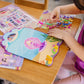 Melissa & Doug Puffy Sticker Activity Books Set - Dress-Up, Princess, Mermaid - 208 Reusable Stickers, Pack of 3, Multicolor