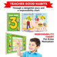 Learnabee Multicolor Learning Toys for 3 Year Olds | Educational Board Books & Fun Activities | Perfect Gift for Kids