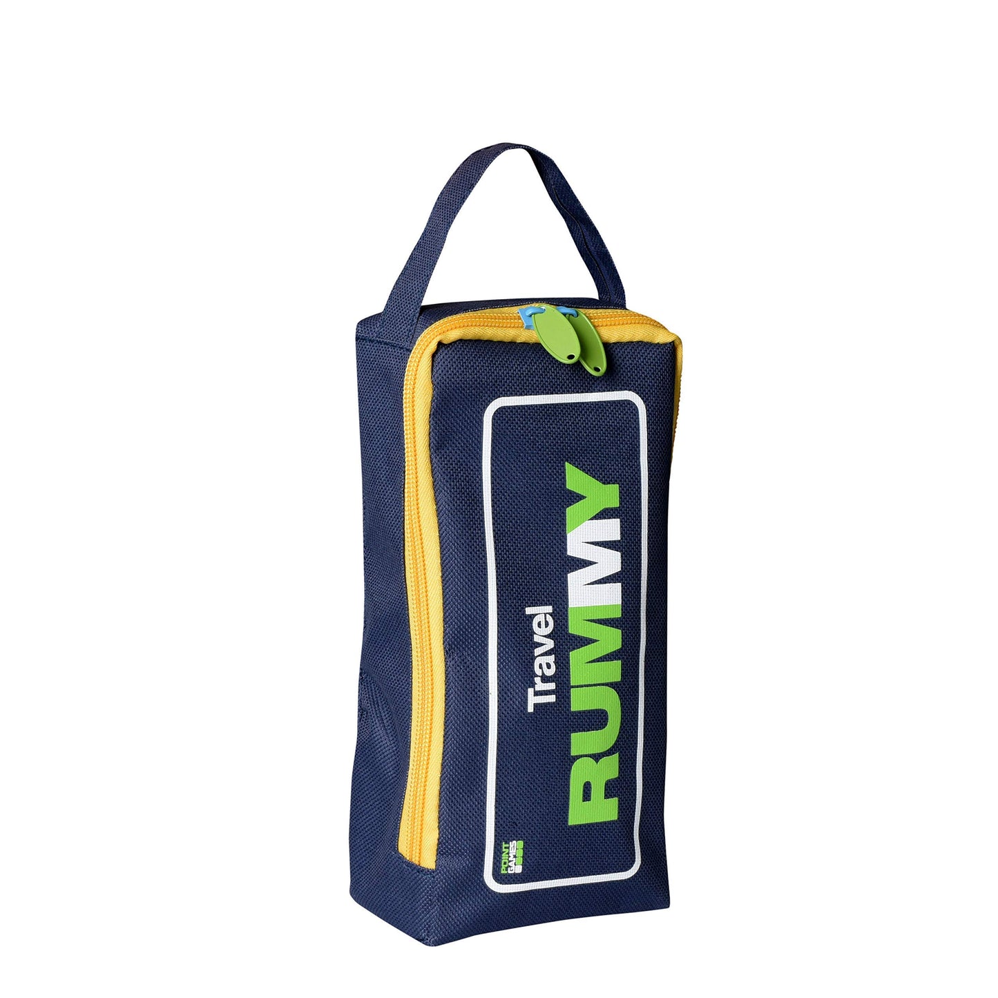 Point Games Mini Rummy Game Set - 4 Folding Racks, Durable Travel Bag, For 2-4 Players, Plastic, One Size