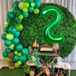 40 Inch Giant Green Number 2 Balloon, Helium Mylar Foil Number Balloons For Birthday Party, 2Nd Birthday Decorations For Kids, A