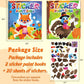 Omgouue 2PCS Thanksgiving Crafts for Kids Ages 4-8 Sticker Paint Books Includes Turkey Maple Leaf and More Designs Gift Fall The