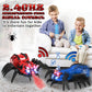 Remote Control Spider Toy, Robot Spider With 2.4 Ghz Remote Controller, Rc Spider Stunt Robot With Spray/Lights/Music, Realistic