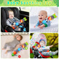 Vpkefla Infant Baby Toys 0 To 12 Months, Stuffed Animal Tummy Time Toys Sensory Toys With Crinkle, Rattles, Textures And Mirror