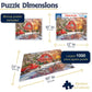 White Mountain Tree Farm Christmas Puzzles 1000 Pieces Jigsaw Puzzle for mature-themeds and Family
