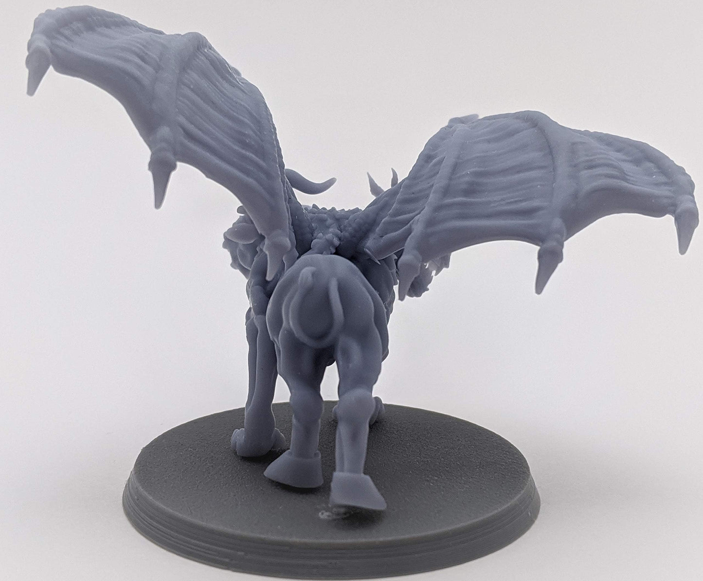 HERO Creations -Chimera- Miniature for Dungeons and Dragons - Pathfinder - Roleplaying Game-Tabletop -wargame (Gray/Unpainted)
