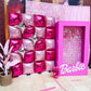 OTLGEUA Hot Magenta Pink Foil Balloon Arch Kit - Double Sided Metallic Backdrop for Parties, 23"x26"x2"