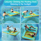 Calobana Inflatable Floating Dock, Lake Floats For Adults Floating Raft Water Platform With Detachable Ladder For Lake Boats Bea