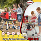 Wdebay 2-Layer Bbq Toy Grill With Big Playset Gifts|Kids Outdoor Toys For Toddlers 3-5 6| Pretend Outdoor Toddler Boy Toys For 3