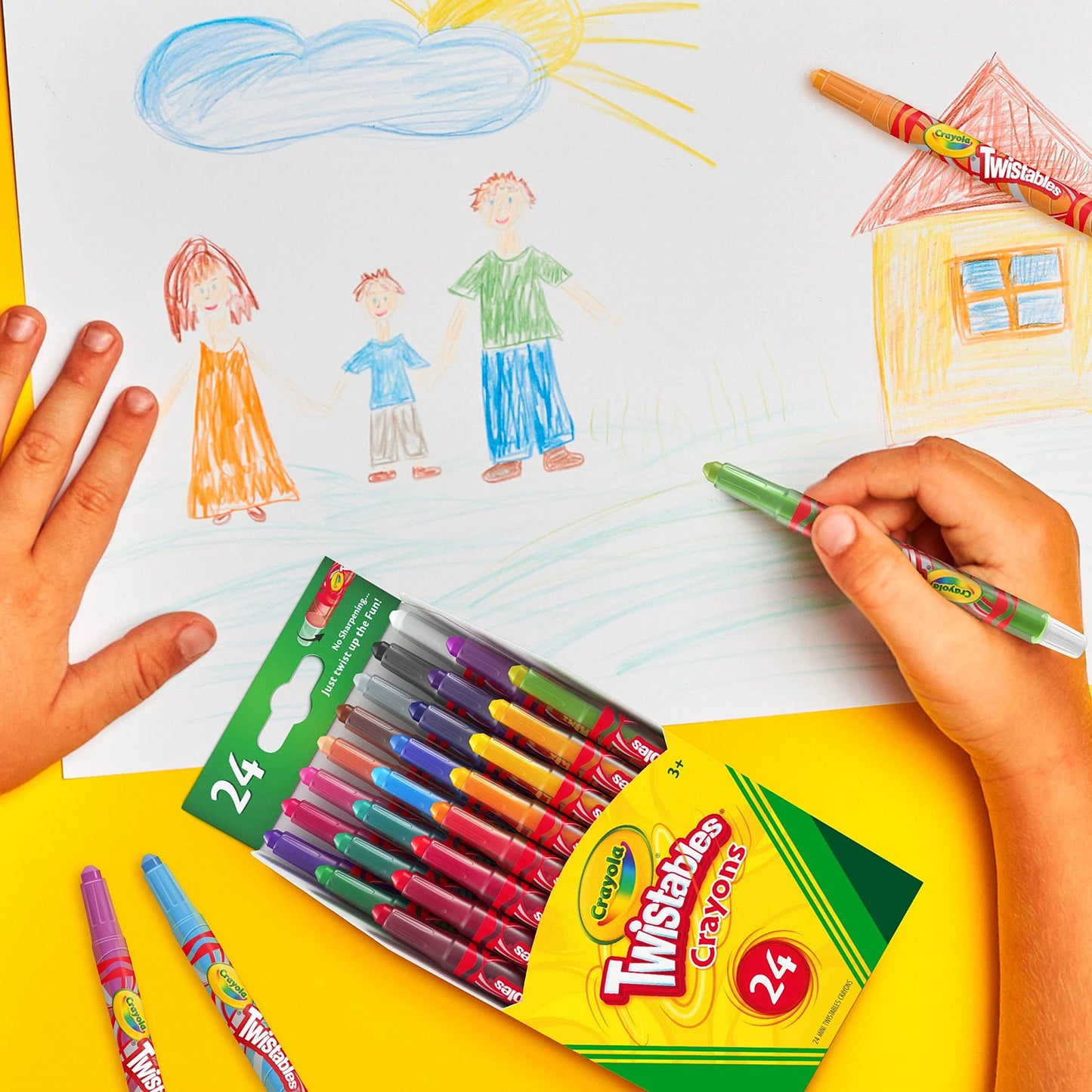 Crayola Mini Twistable Crayons, 24 Count