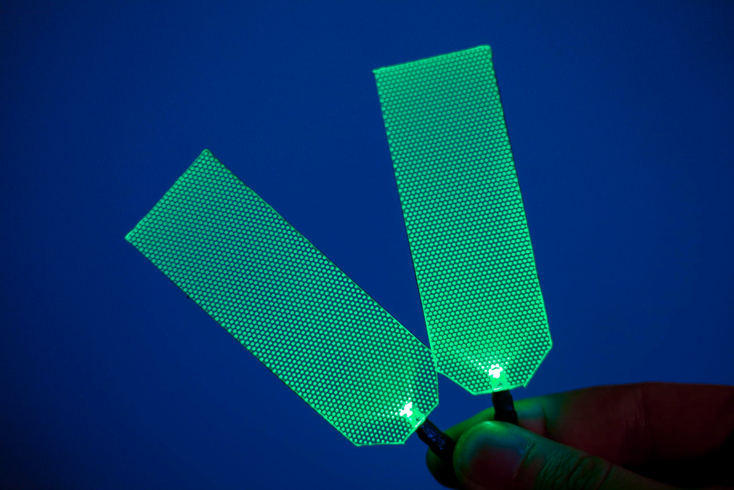 mlnyitus [Green Grass] Flexible Helmet Decorations led Lights Flexible Cosplay DIY kit Decorations RGB Light Superhero for Men G