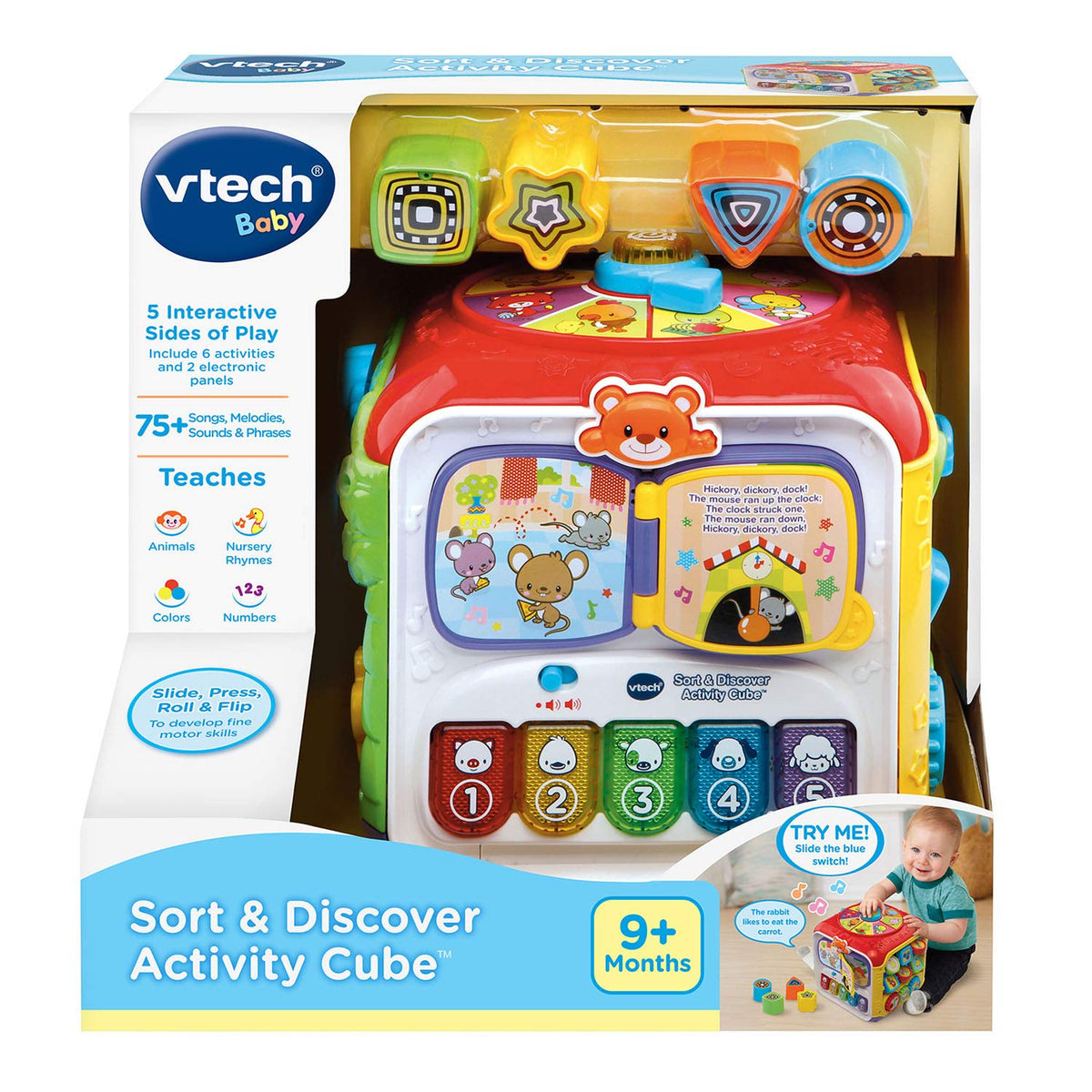 Sort and Discover Baby Activity Cube