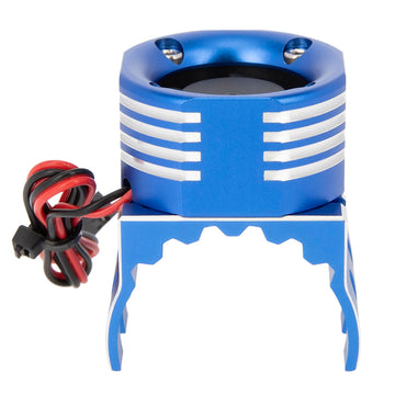 DKKY RC Motor Cooling Fan Heatsink 21000RPM 36mm for Traxxas TRX4 TRX6 Axial SCX10 540 550 1406 1410 1415 1412 Motor (Blue)