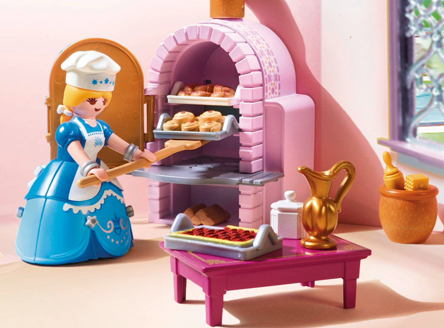 Playmobil Castle Bakery Playset - Multicolor Plastic Model 70451