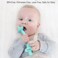 Teething Tube With Safety Shield - Baby Hollow Teether Sensory Toys & Gum Massager For Infants 3-12 Months Boys Girls, Bpa-Free