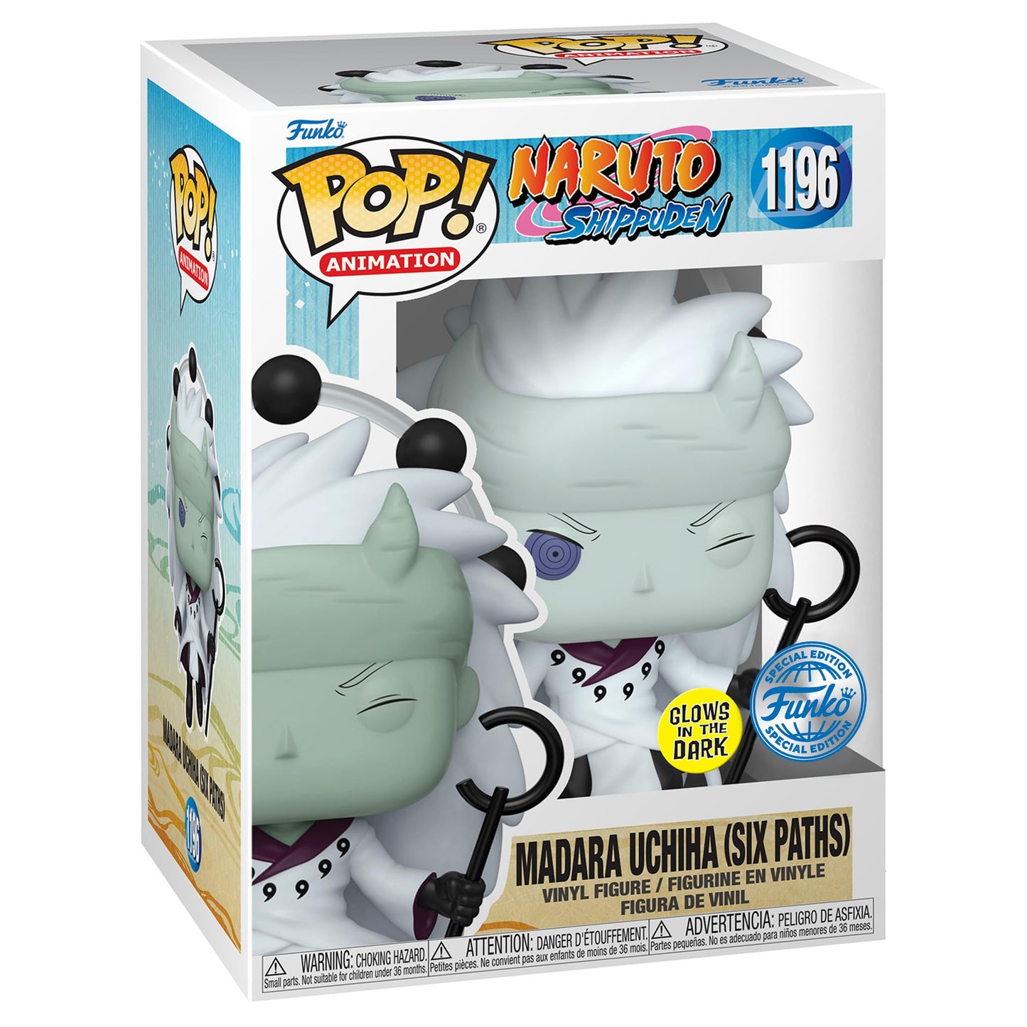 Funko Pop! Animation: Naruto Shippuden - Madara Uchiha  Six Paths Special Edition Multicolor limited availability Figure #1195