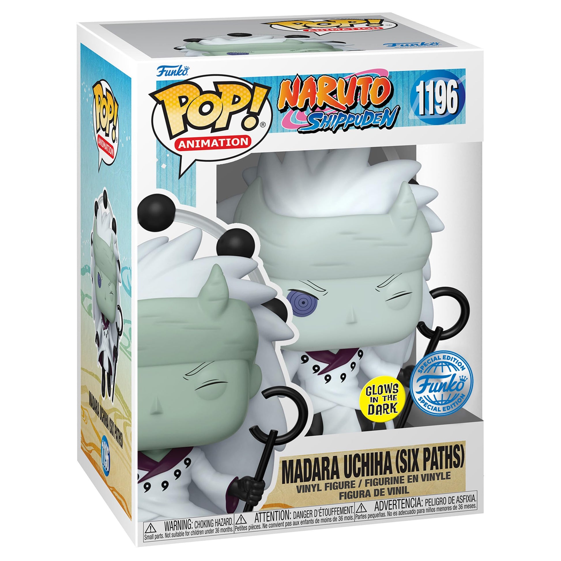 Funko Pop! Animation: Naruto Shippuden - Madara Uchiha  Six Paths Special Edition Multicolor limited availability Figure #1195
