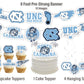North Carolina Party Supplies (42 Pieces) University Of North Carolina Graduation, Tailgating, Birthday Party Decorations Unc Ta