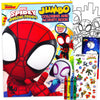 Marvel Spidey and Friends Coloring Book Set for Kids, Boys Ages 4-8 - Bundle with Spiderman Coloring Pages, Activities, Games Pl