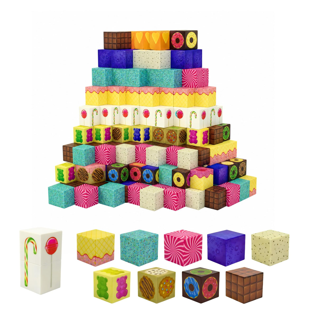 SUNNY AUNTIE Magnetic Building Blocks for Kids  STEM Construction Toy Set, Strong Magnets, Compatible Magnetic Tiles, Ages 3+ (