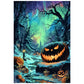 Great Jigsaw Puzzles for mature-themeds 300 Pieces Halloween Pumpkins Forest Puzzles for mature-themeds Toys Gift Family Decoration Kids Puzzle