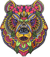 Hidden Shapes - Bear - Jigsaw Puzzle for Adults - 300 Pieces - Hand Drawn - 75 Unique Hidden Shapes - Great Gift for Mom, Dad, T