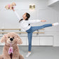 The Petting Zoo Ballerina Scruffy Dog Plush Toy, 10 Inch Tan Caramel Brown, Polyester Stuffed Animal for Kids