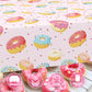 Lianxuia 3 Pcs Donut Plastic Tablecloth, 51 X 86 Inch Donut Party Table Cover, Donut Party Decorations, Suitable For Donut Theme