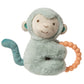 Mary Meyer Soft Baby Rattle With Teether Ring, 6-Inches, Little But Fierce Monkey