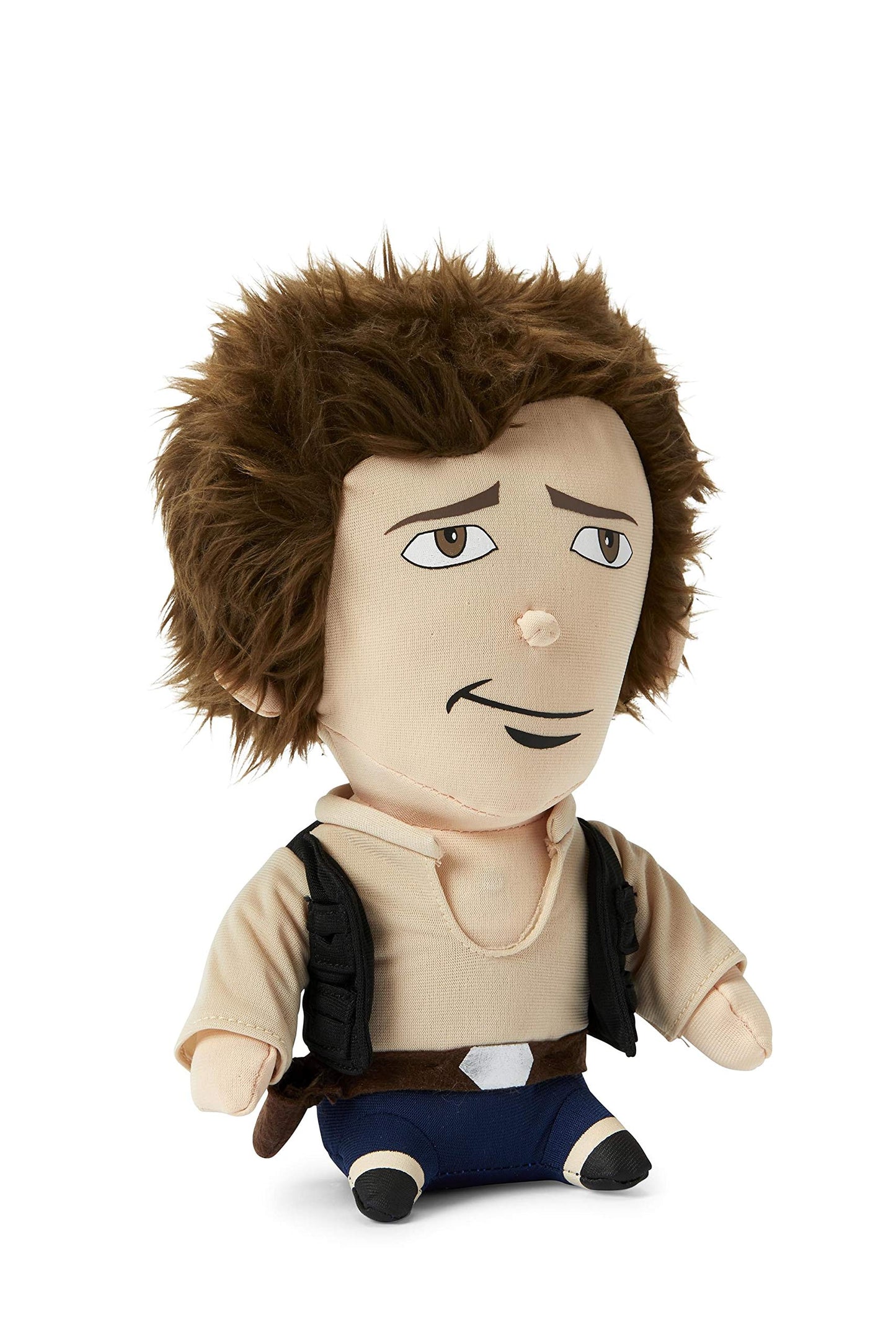 STAR WARS Han Solo Talking Plush Toy, 9" Tan/Blue, SW01887, Soft Polyester
