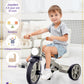 Kriddo Kids Tricycles Age 2 Years To 5 Years, 12 Inch Puncture Free Rubber Wheel W Front Light, Kids Trike For 2.5 To 5 Year Old