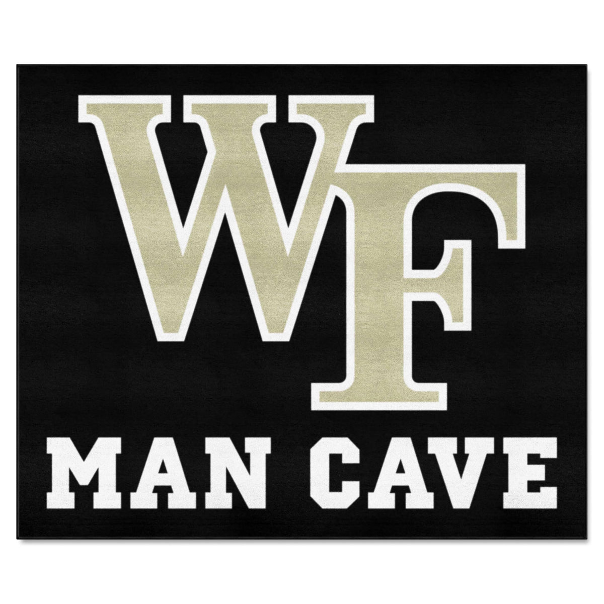 FANMATS 17351 Wake Forest Demon Deacons Man Cave Tailgater Rug - 5ft. x 6ft. Sports Fan Area Rug, Home Decor Rug and Tailgating 