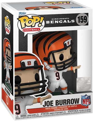 POP NFL: Bengals - Joe Burrow (Away Uniform), Multicolor, 3.75 inches